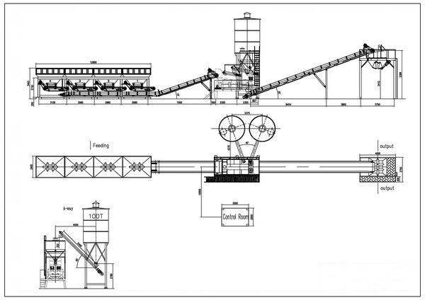 stationary-stabilized-soil-mixing-plant Layout Drawing